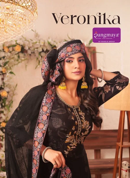 Veronika By Rangmaya Muslin Kurti With Bottom Dupatta Wholesale Online